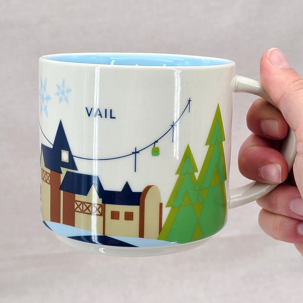 Starbucks Vail Colorado You Are Here Collection Mug 14 oz Coffee/Tea Cup